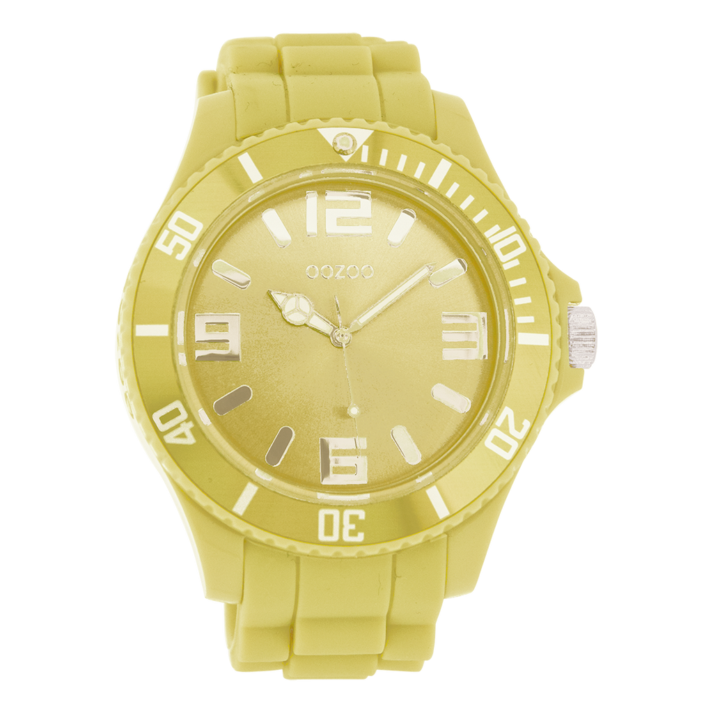 Sand OOZOO watch with sand rubber strap - C4335